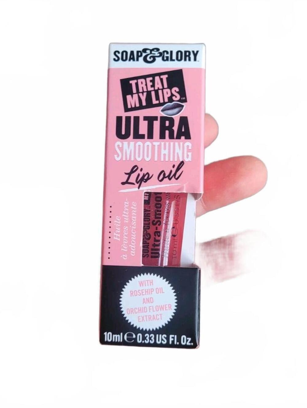 NIV SOAP & GLORY Treat My Lips Ultra Smoothing Lip Oil Sheer Pink